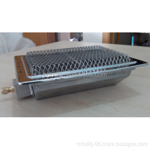 natrual gas infrared burner with ceramic wafer for BBQ grill